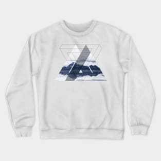 Geometric Landscape Crewneck Sweatshirt